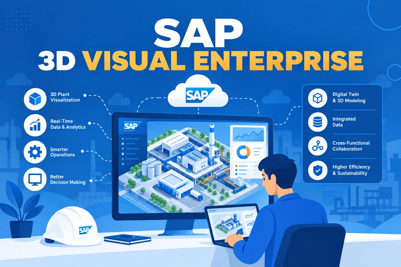 SAP 3D Visual Enterprise untuk Menghubungkan Data Engineering dengan Visualisasi 3D di Seluruh Proses Bisnis