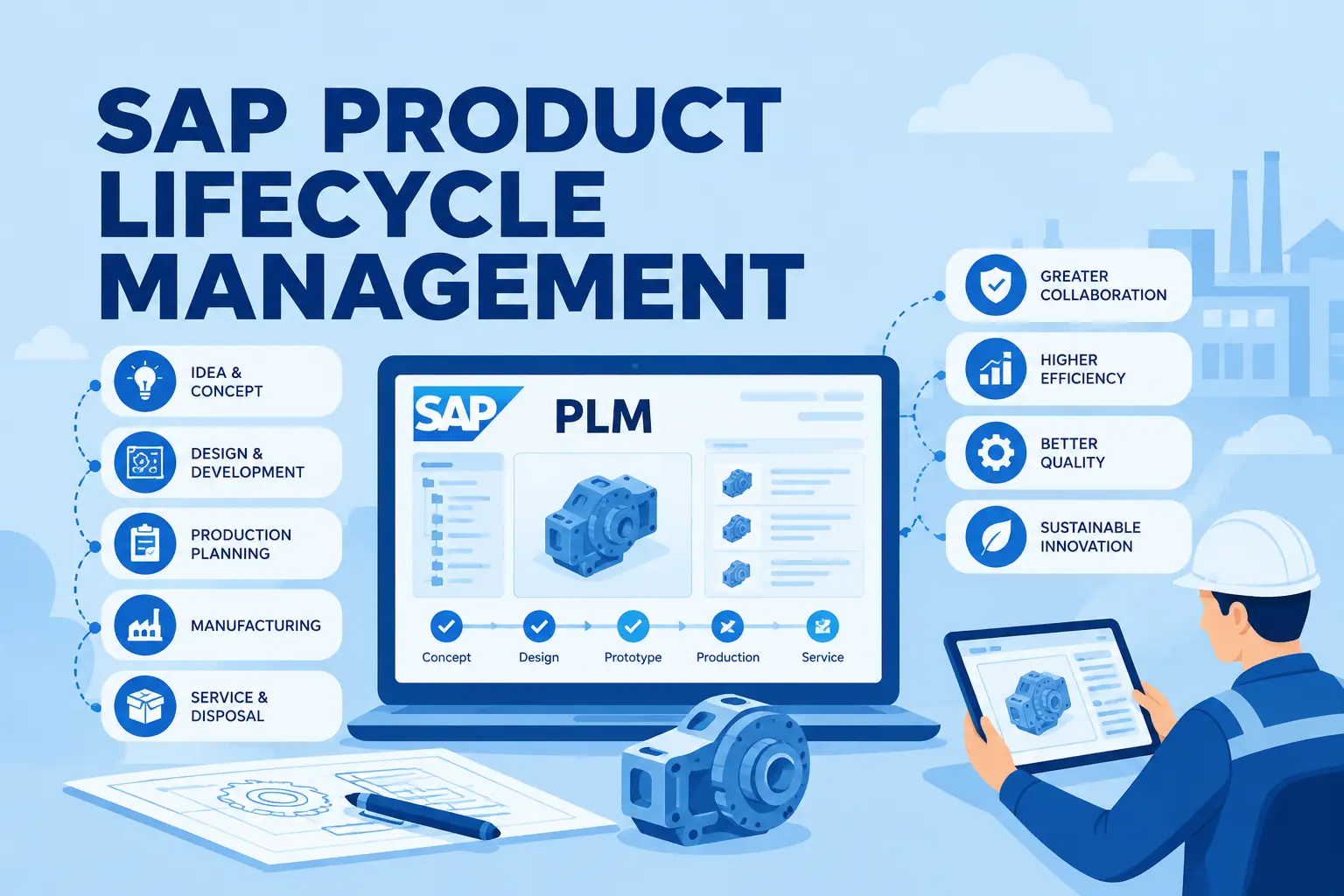 SAP Product Lifecycle Management untuk Solusi Data Produk Terpadu dari Desain hingga Produksi