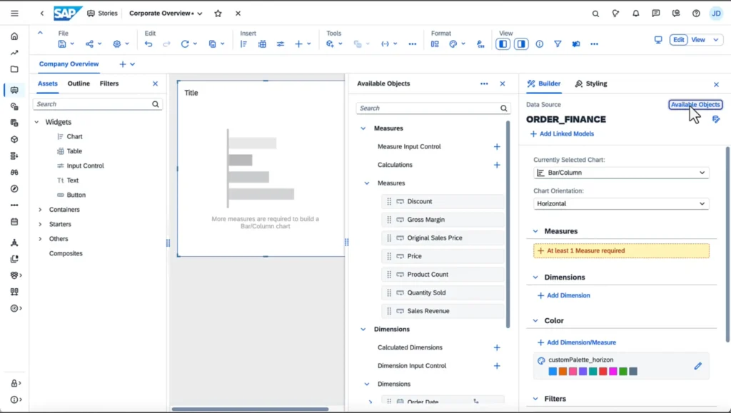 Contoh Penggunaan SAP Analytics Cloud