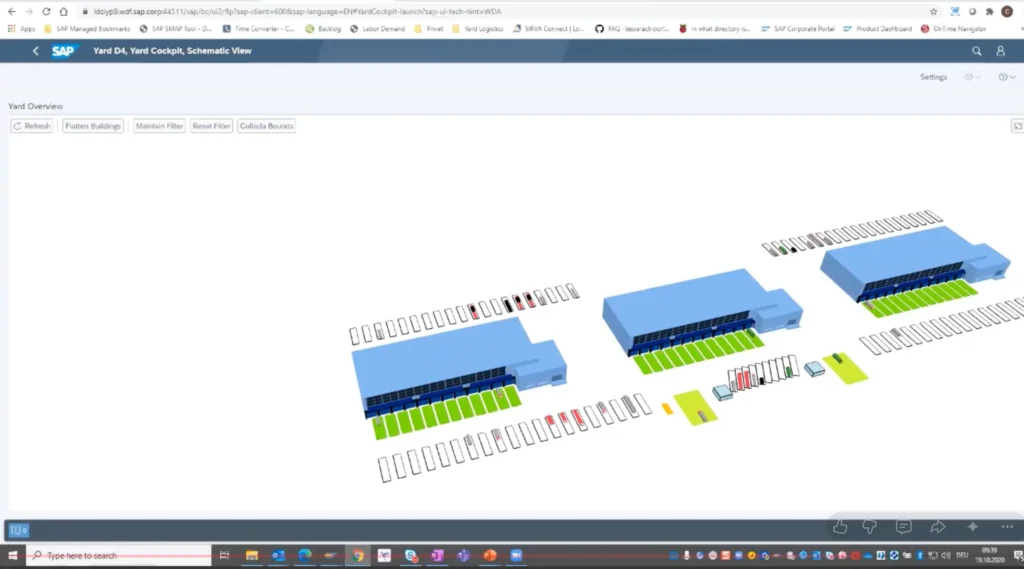 dashboard yard logistic