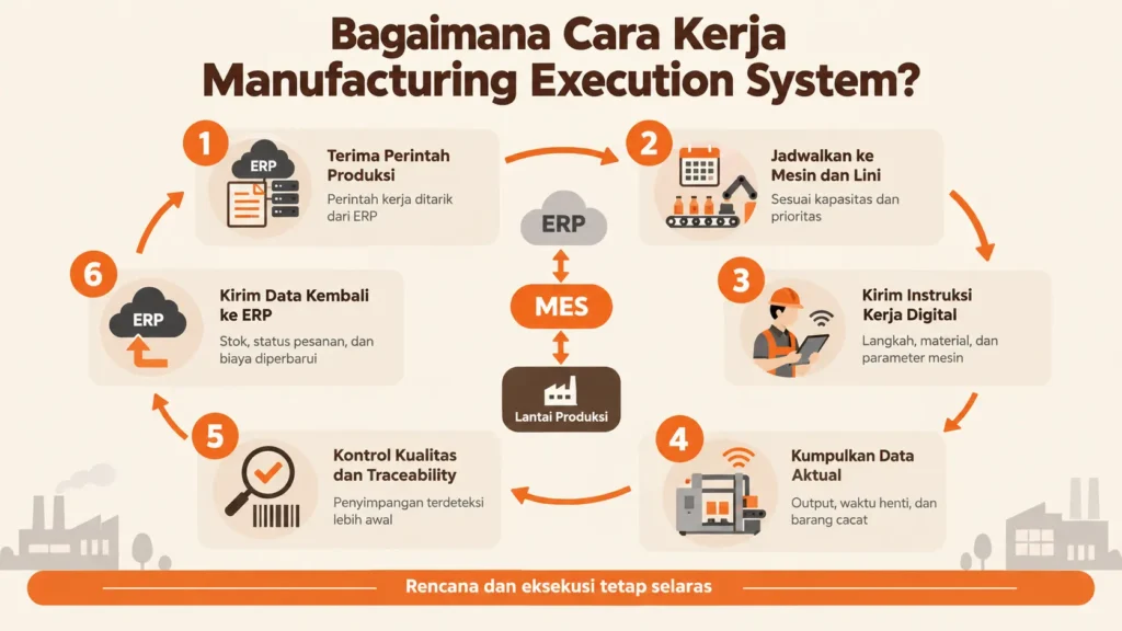 Cara Kerja Manufacturing Execution System