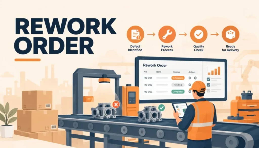 Rework Order Factory Workflow
