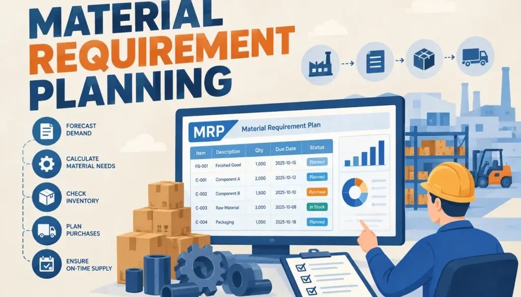 apa itu Material Requirement Planning (MRP)