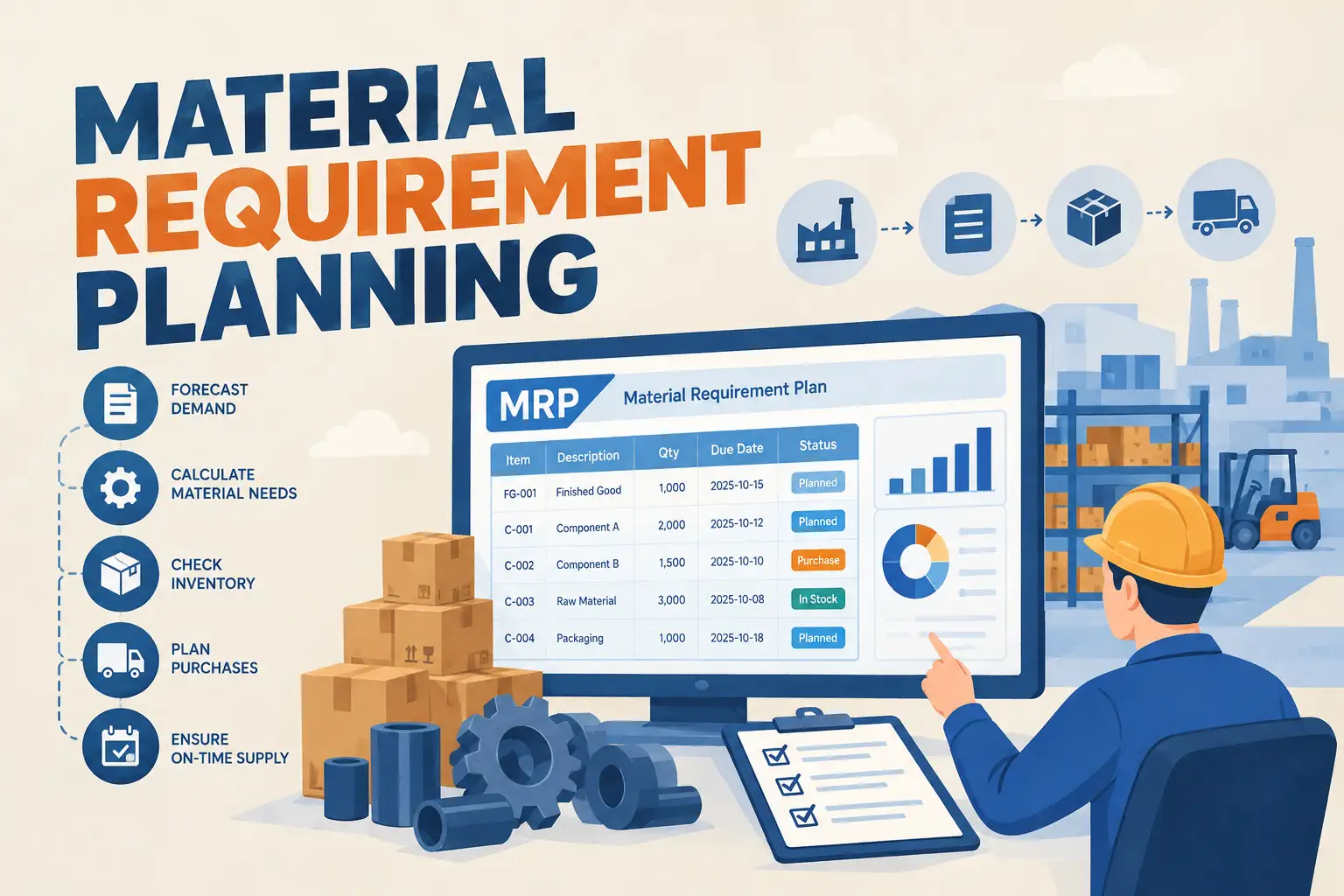 Mengenal Material Requirement Planning (MRP) untuk Perencanaan Material yang Lebih Akurat