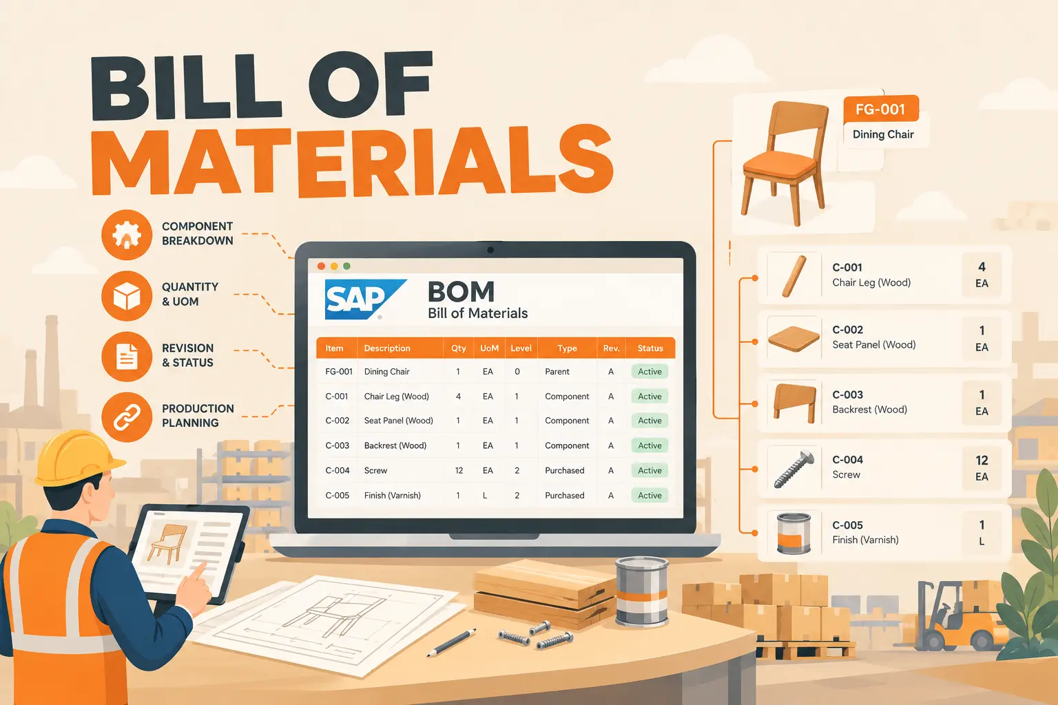Bill of Materials (BOM) Sebagai Fondasi Perencanaan Produksi di Perusahaan Manufaktur